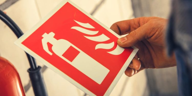 Capacitação em situação de incêndio