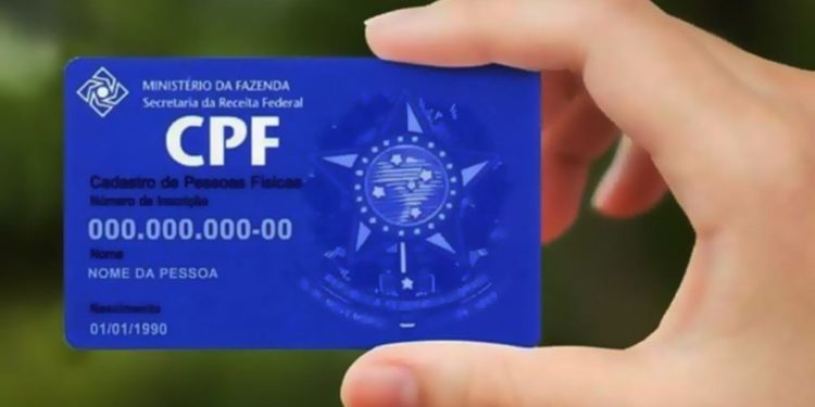 CPF como único registro de identificação